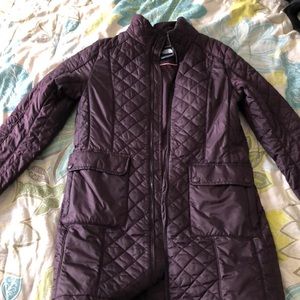 Violet North Face jacket